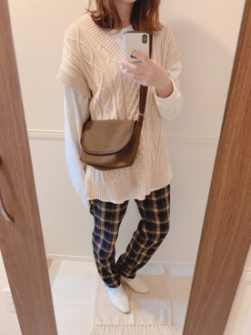 uichan❁⃘*.ﾟさん（レディース・162cm）の春コーディネート