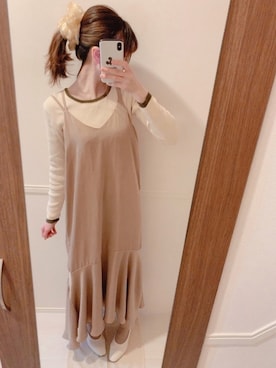 uichan❁⃘*.゚さん(レディース・162cm)の春コーディネート