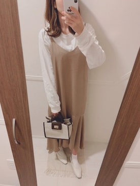 uichan❁⃘*.゚さん(レディース・162cm)の春コーディネート