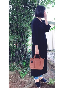 「DELFONICS（デルフォニックス）のアイテム」を使った、Sakuさん（レディース・163cm）の春コーディネート