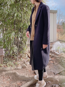 「SO（エスオー）のアイテム（トップス）」を使った、Sakuさん（レディース・164cm）の冬コーディネート