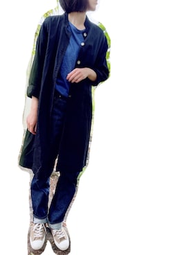 「SO（エスオー）のアイテム（ジャケット/アウター）」を使った、Sakuさん（レディース・164cm）の春コーディネート