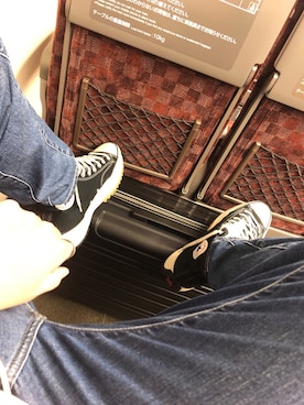 「アイテム（スニーカー）」を使った、お藤さん（メンズ・187cm）の夏コーディネート