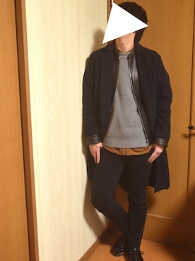 しょーさん（メンズ・172cm）の冬コーディネート