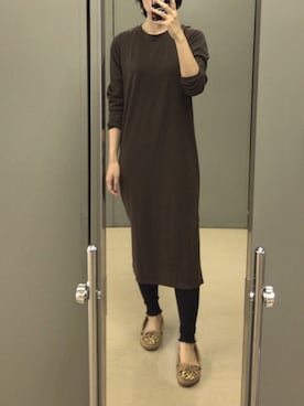 「NETSTAR（ネットスター）のアイテム（ワンピース/ドレス）」を使った、yuukiさん（レディース・170cm）の秋コーディネート