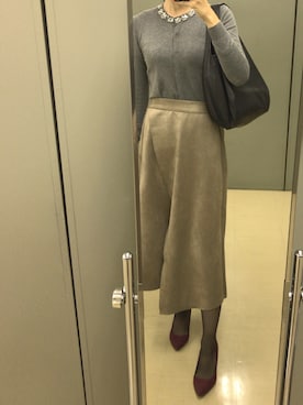 「Chesty（チェスティー）のアイテム（トップス）」を使った、yuukiさん（レディース・170cm）の秋コーディネート