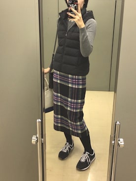 「Chesty（チェスティー）のアイテム（トップス）」を使った、yuukiさん（レディース・170cm）の冬コーディネート