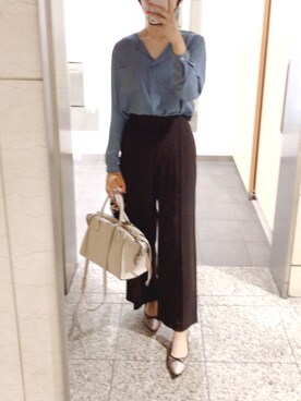 「NETSTAR（ネットスター）のアイテム」を使った、yuukiさん（レディース・170cm）の秋コーディネート