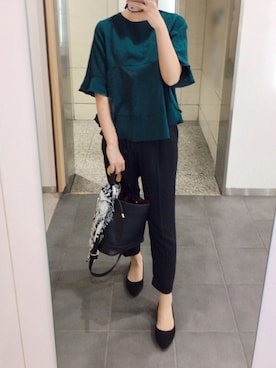 「NETSTAR（ネットスター）のアイテム」を使った、yuukiさん（レディース・170cm）の秋コーディネート