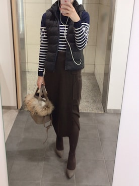 「Chesty（チェスティー）のアイテム（トップス）」を使った、yuukiさん（レディース・170cm）の秋コーディネート