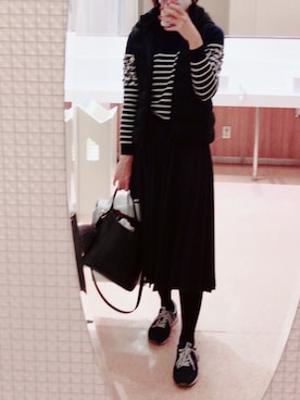 「Chesty（チェスティー）のアイテム（トップス）」を使った、yuukiさん（レディース・170cm）の冬コーディネート