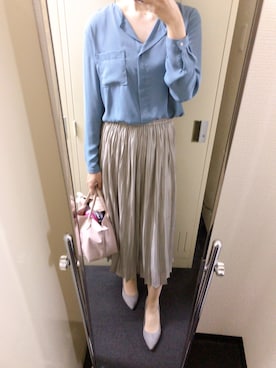 「NETSTAR（ネットスター）のアイテム」を使った、yuukiさん（レディース・170cm）の春コーディネート