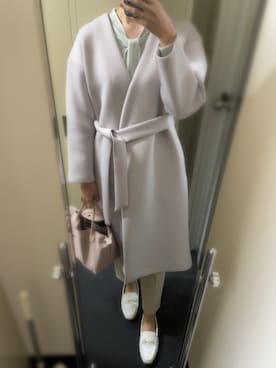 「natural couture（ナチュラルクチュール）のアイテム（その他アウター）」を使った、yuukiさん（レディース・170cm）の春コーディネート