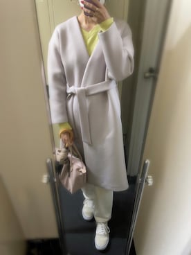 「natural couture（ナチュラルクチュール）のアイテム（その他アウター）」を使った、yuukiさん（レディース・170cm）の春コーディネート