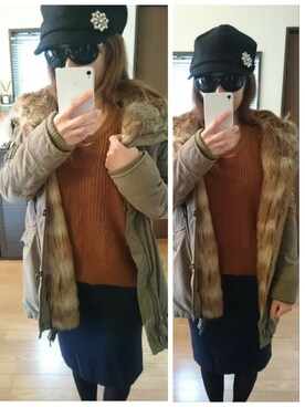 ღ✧mizzunnn✧ღさん（レディース・159cm）の冬コーディネート