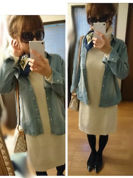 「LIPSERVICE（リップサービス）のアイテム（ハンチング/ベレー帽）」を使った、ღ✧mizzunnn✧ღさん（レディース・159cm）の冬コーディネート
