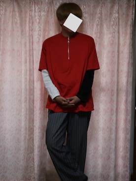 「袖出し」｜TKETOさん（メンズ・174cm）の春コーディネート