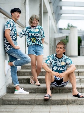「スポーツミックス」｜「アイテム（ビーチサンダル）」を使った、DiegoMikidonaさん（レディース・156cm）の秋コーディネート