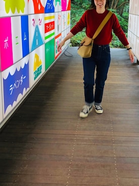 「BRADY」｜「アイテム（アナログ腕時計）」を使った、Akiiiiiさん（レディース・170cm）の秋コーディネート