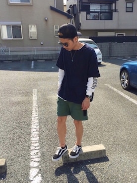 Chuuuさん（メンズ・171cm）の夏コーディネート