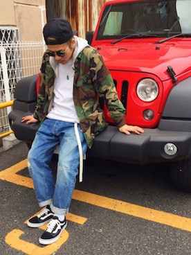 「M65」｜Chuuuさん（メンズ・171cm）の春コーディネート