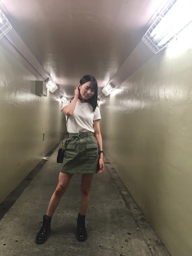 「BARCOS（バルコス）のアイテム」を使った、たまさん（レディース・168cm）の秋コーディネート