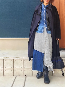 「TOGA PULLA（トーガ　プルラ）のアイテム（ジャケット/アウター）」を使った、YYYYYSさん（レディース・165cm）の春コーディネート