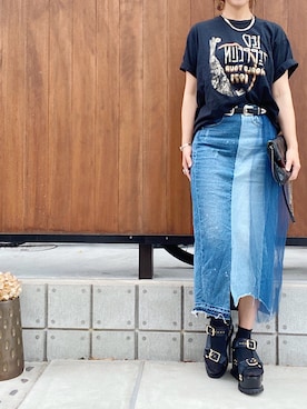 「MARC JACOBS（マークジェイコブス）のアイテム（バッグ）」を使った、YYYYYSさん（レディース・165cm）の春コーディネート