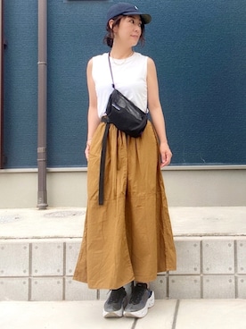 「Losau（ロサウ）のアイテム」を使った、YYYYYSさん（レディース・165cm）の夏コーディネート