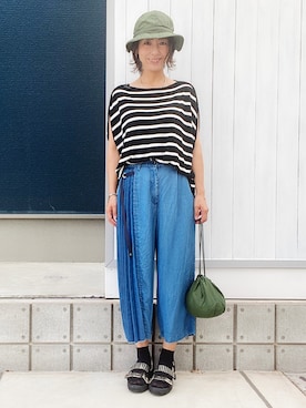 「Losau（ロサウ）のアイテム」を使った、YYYYYSさん（レディース・165cm）の秋コーディネート