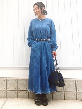 「Losau（ロサウ）のアイテム」を使った、YYYYYSさん（レディース・165cm）の秋コーディネート