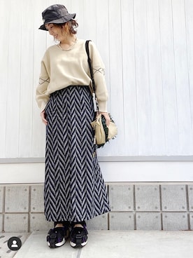 ハットを使った 40代女性 のレディース人気ファッションコーディネート Wear