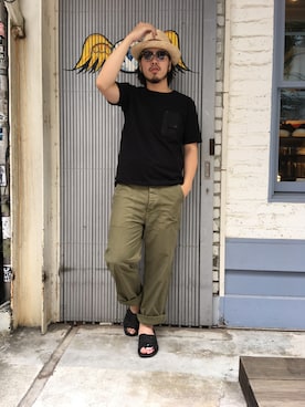 Ryuji Abeさん（メンズ・176cm）の夏コーディネート