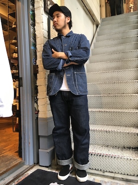 Schott/ショット/OLD HICKORY WORK JACKET/オールド ヒッコリー ワーク