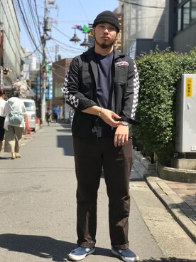 「ワーク」｜Ryuji Abeさん（メンズ・176cm）の春コーディネート