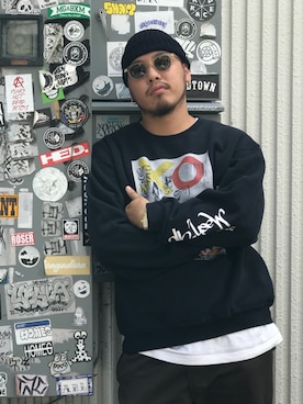 「Schott(ショット)のアイテム(チノパンツ)」を使った、Ryuji Abeさん(メンズ・176cm)の夏コーディネート