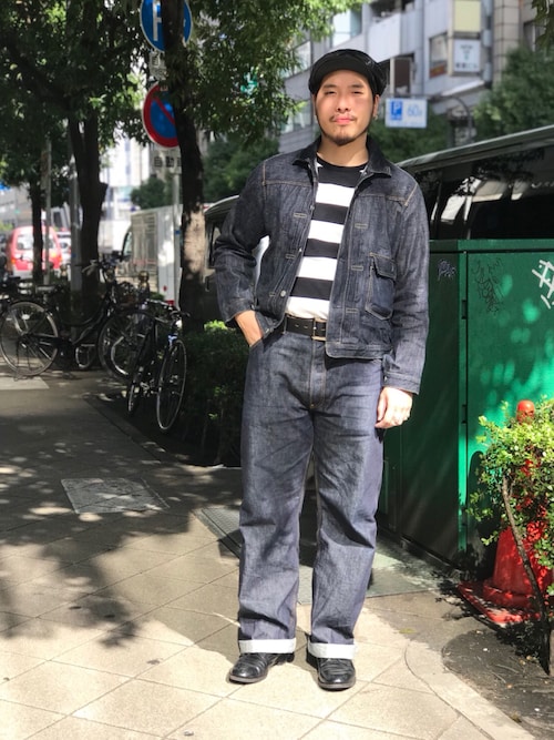 Schott Westryuji Abeさんのデニムジャケットを使ったコーディネート Zozotown