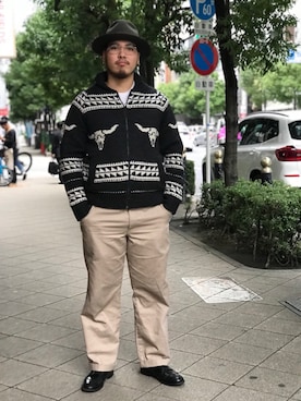 「SCHOTT」｜Ryuji Abeさん（メンズ・176cm）の秋コーディネート