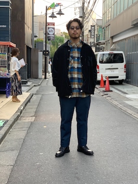 Ryuji Abeさん（メンズ・176cm）の秋コーディネート