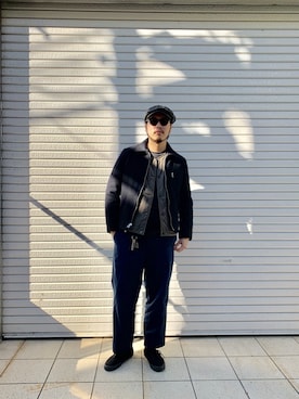 Ryuji Abeさん(メンズ・176cm)の冬コーディネート