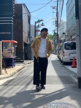 Ryuji Abeさん（メンズ・176cm）の春コーディネート