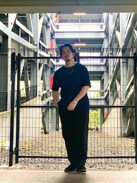「Schott(ショット)のアイテム(チノパンツ)」を使った、Ryuji Abeさん(メンズ・176cm)の春コーディネート