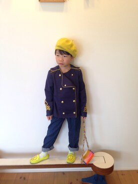 「アイテム（その他パンツ）」を使った、tentenさん（キッズ・120cm）の春コーディネート