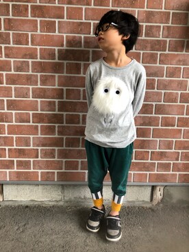 「zozio（ゾジオ）のアイテム」を使った、tentenさん（キッズ・120cm）の冬コーディネート