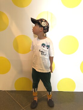 「zozio（ゾジオ）のアイテム」を使った、tentenさん（キッズ・120cm）の夏コーディネート