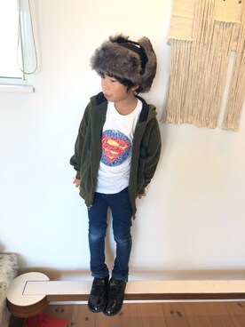 tentenさん（キッズ・120cm）の冬コーディネート