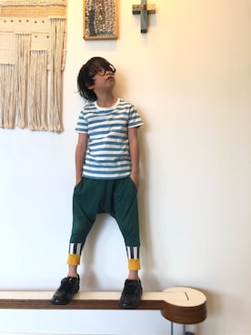 「zozio（ゾジオ）のアイテム」を使った、tentenさん（キッズ・120cm）の春コーディネート