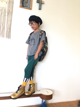 「zozio（ゾジオ）のアイテム」を使った、tentenさん（キッズ・120cm）の夏コーディネート