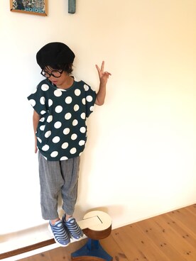 tentenさん（キッズ・120cm）の秋コーディネート