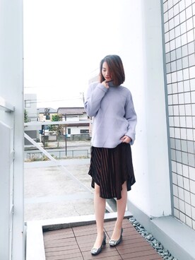 「お目立ちネオンコーデ」｜miaさん（レディース・163cm）の秋コーディネート